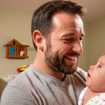 **First-Time Father Experience**: 
   - Prompt: "A joyful first-time father gazing at his newborn baby, with a mixture of wonder and concern on his face. The background shows a cozy nursery filled with baby toys and soft lighting, capturing the essence of new parenthood."